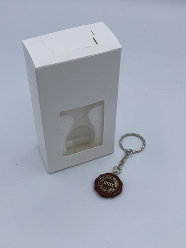 Rolex portachiavi keychain sigillo original seal marrone + scatola box service