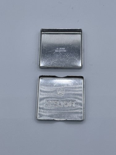 Rolex scatola porta ricambi orologio watch spare parts dial box metallo M