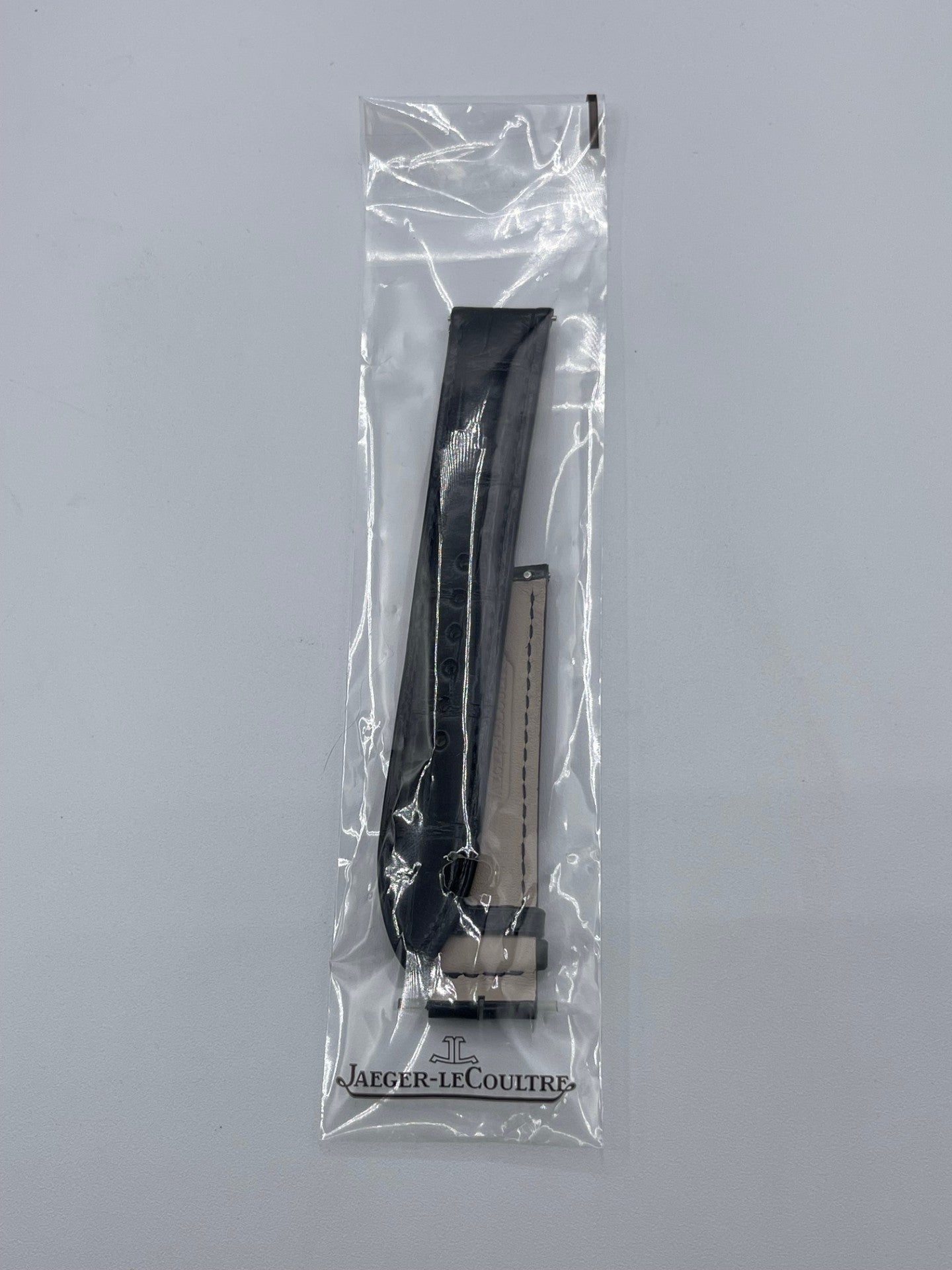 Jaeger Le-Coultre Master Ultra Thin 36 watch strap alligatore nero black 17/16mm