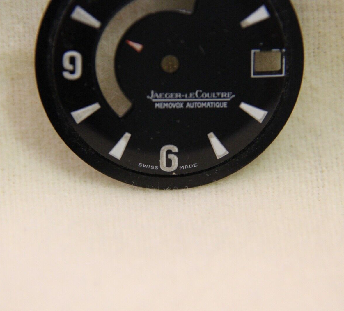 Jaeger LeCoultre memovox automatique quadrante dial nero 31mm