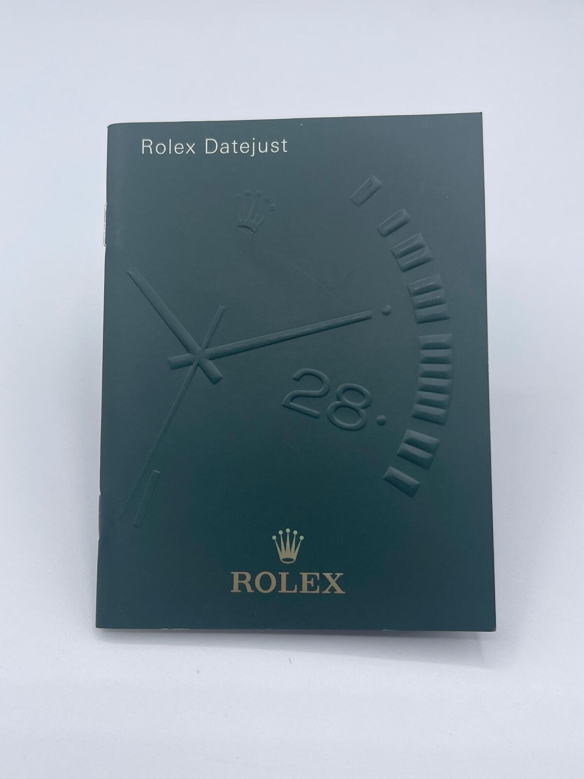 Rolex Datejust libretto corredo orologio watch booklet inglese ( 2001 - 2011 )