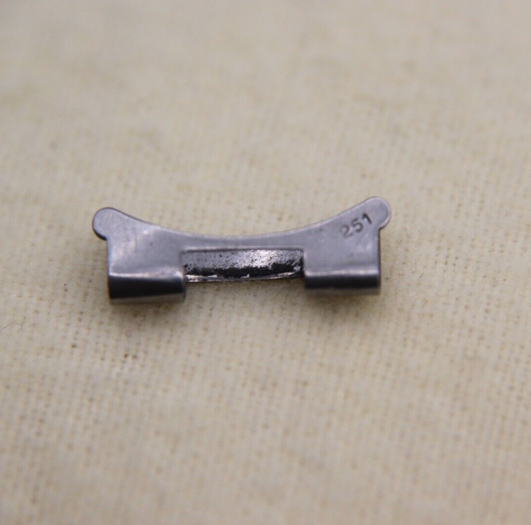 Rolex Datejust finale end link ref. 251 acciaio 17 mm