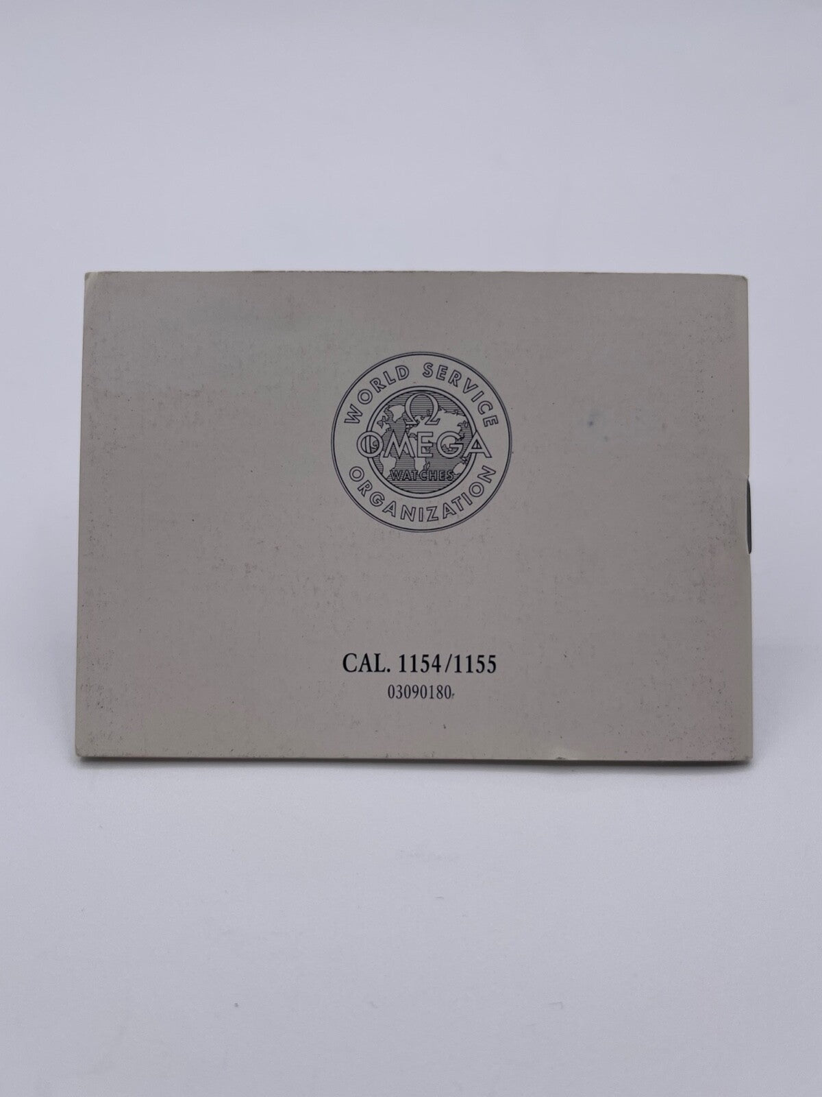 Omega libretto booklet "operating instructions" 1993