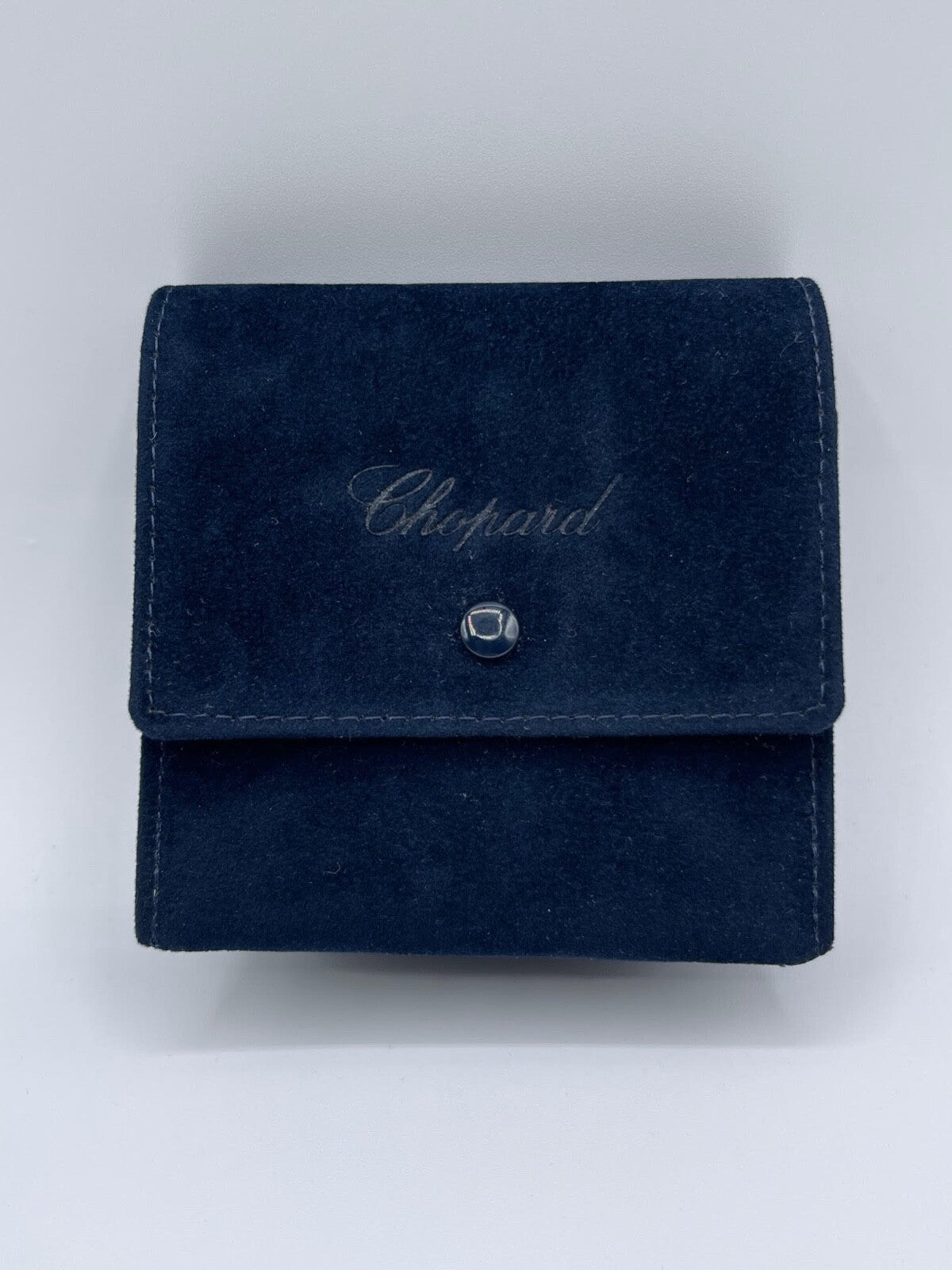 Chopard pochette scatola viaggio travel box orologio blu velluto originale