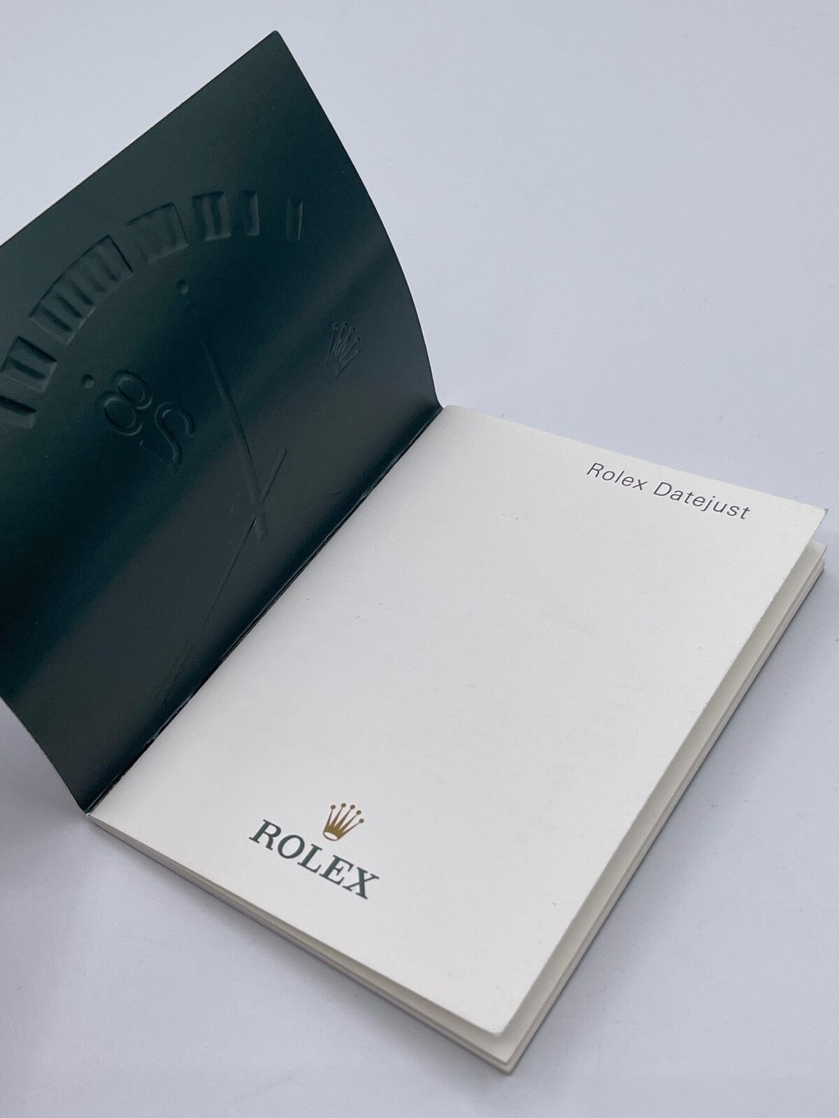 Rolex Datejust libretto corredo orologio watch booklet inglese ( 2001 - 2011 )