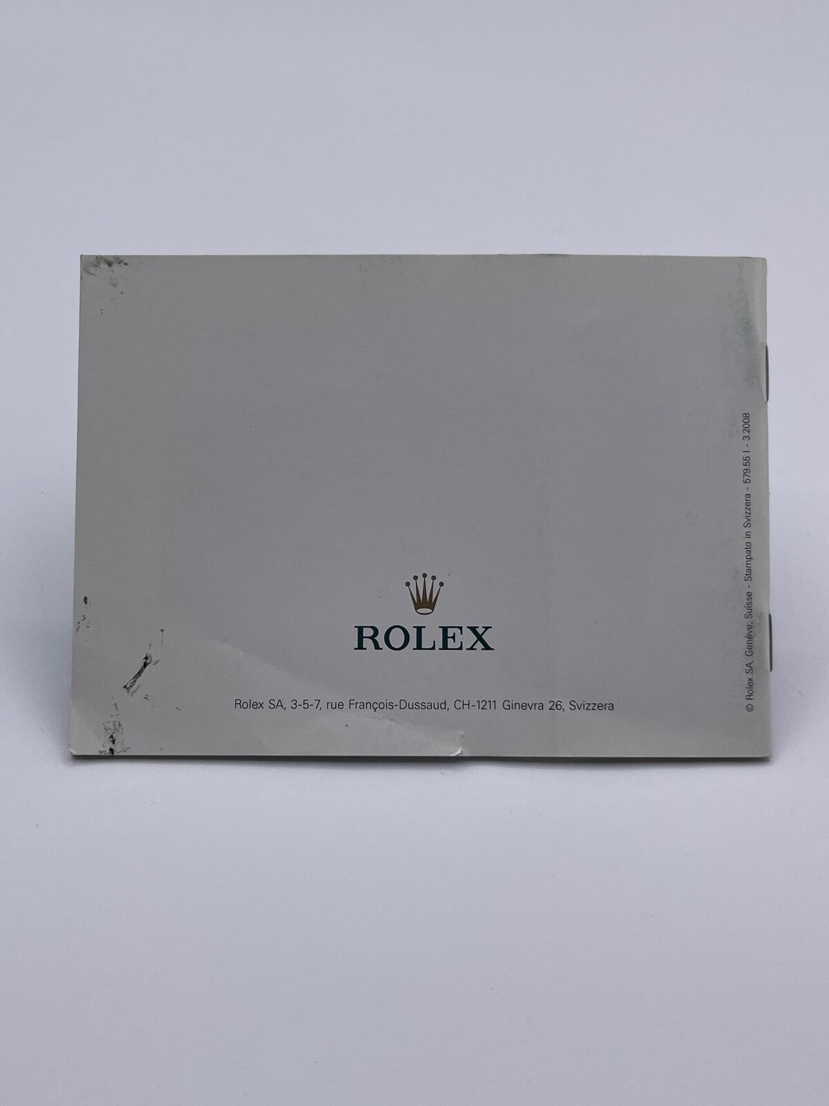 Rolex libretto corredo orologio "il vostro Rolex Oyster" italiano 1980 - 2008