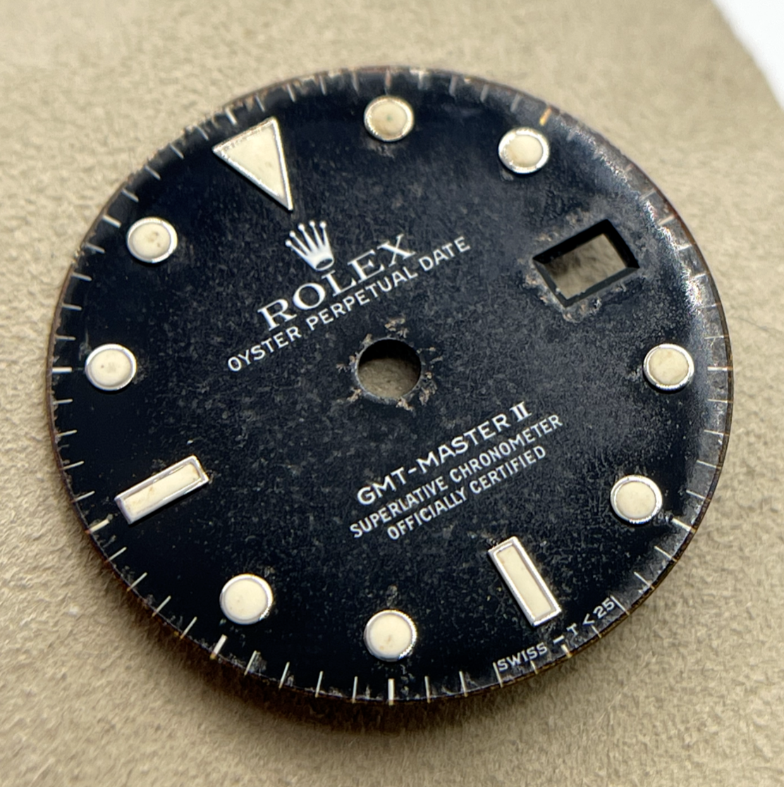 Rolex Gmt-Master II 16710 16760 quadrante dial nero "Swiss T 25 " cal 3085