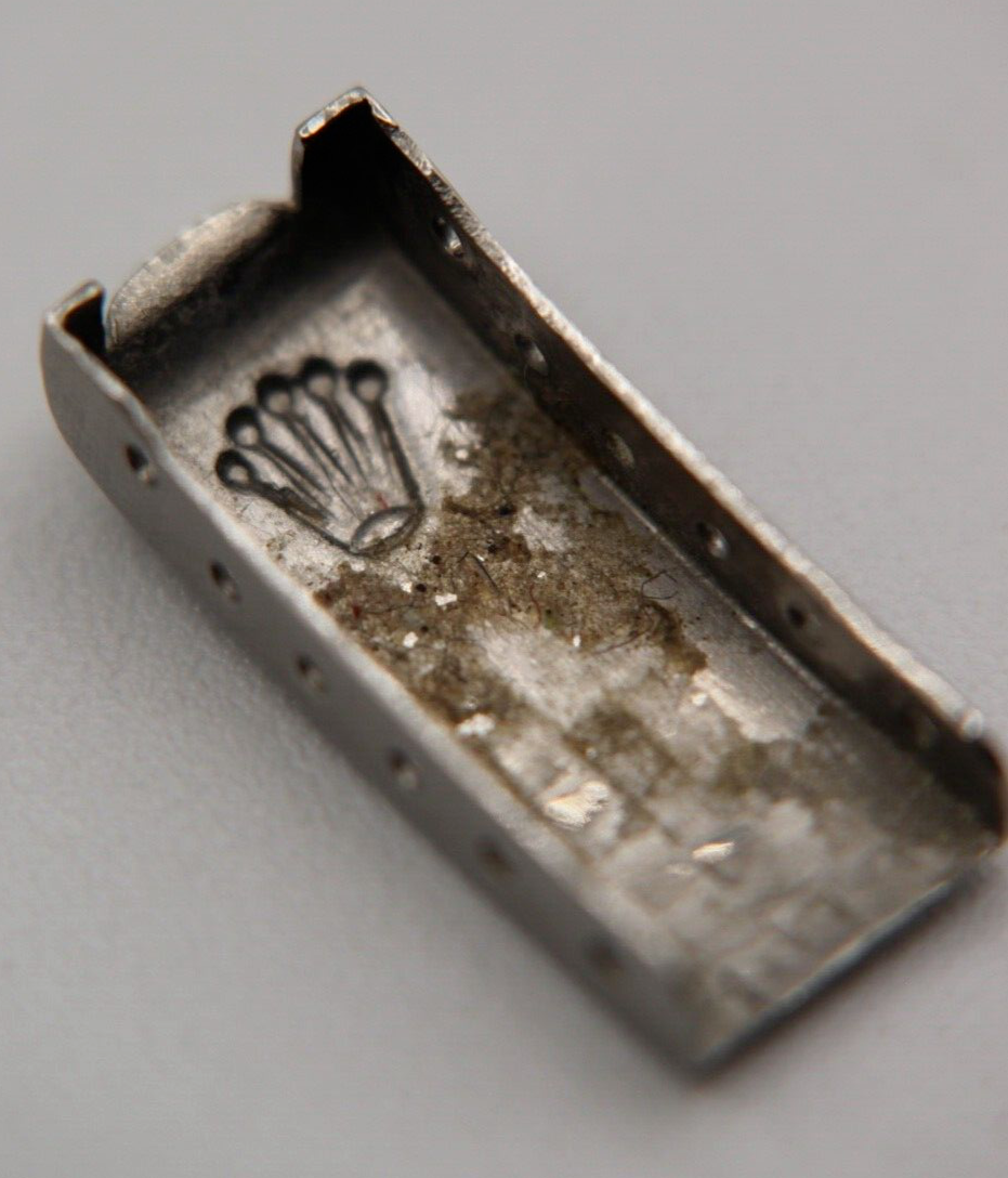 Rolex chiusura scatoletta clasp non completa 9mm originale