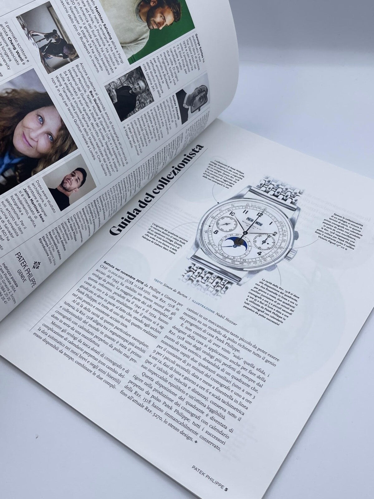 Patek Philippe rivista volume IV numero 5 magazine anno 2018