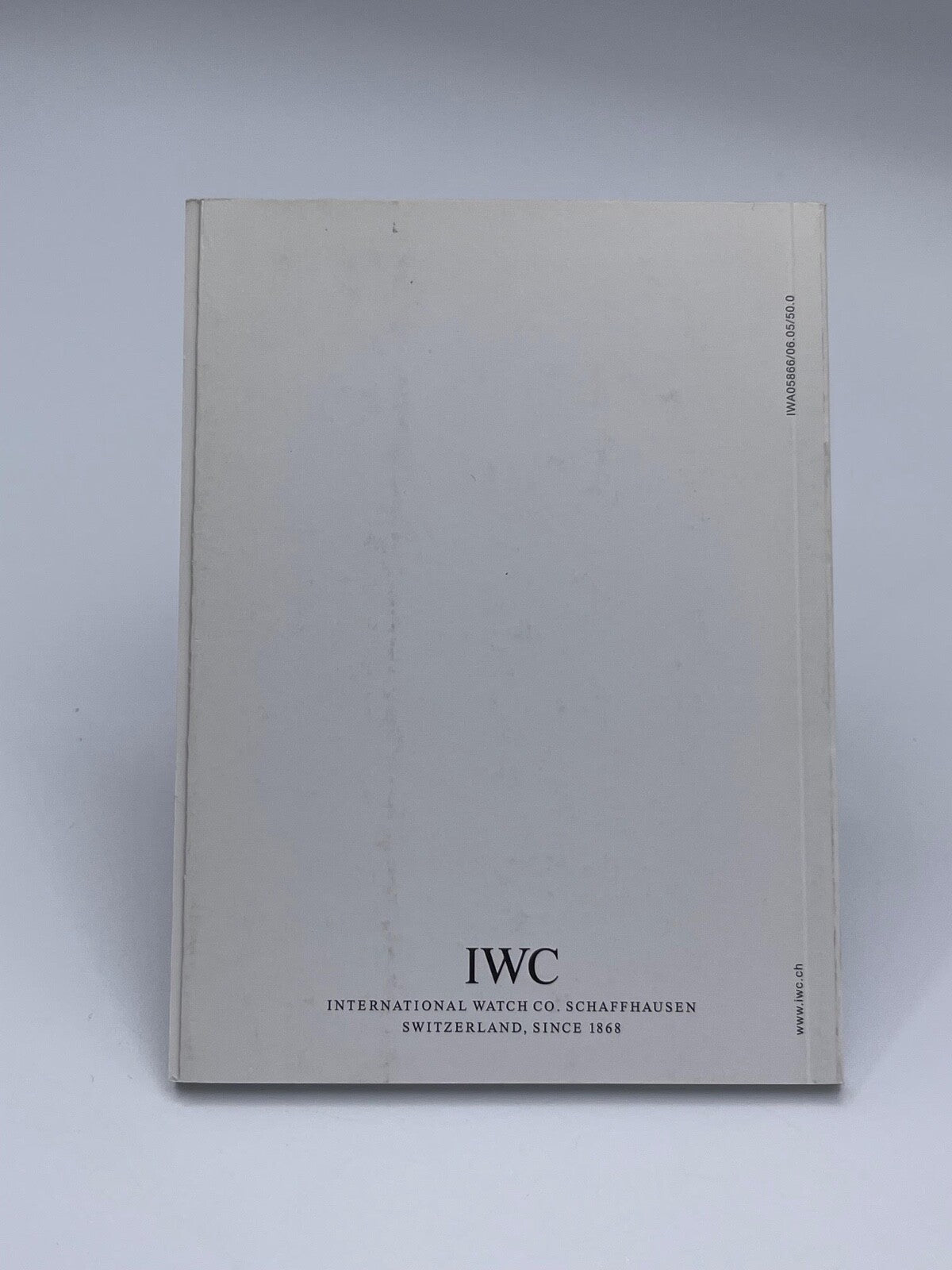 Iwc Pilot Aquatimer Ingenieur libretto garanzia guarantee service 2004 - 2011