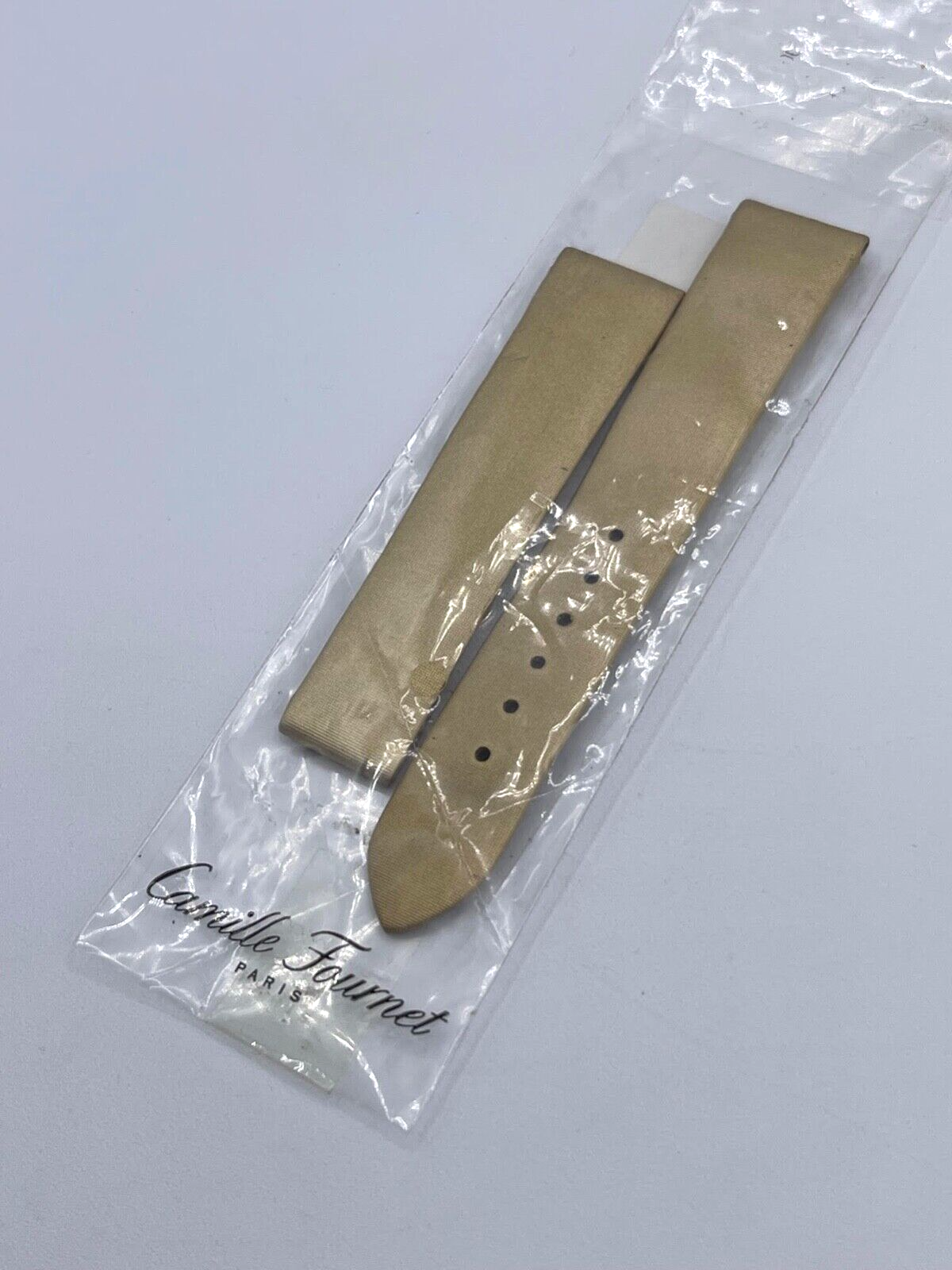 Camille Fournet Toile St Germain cinturino orologio watch strap oro 16/14 mm