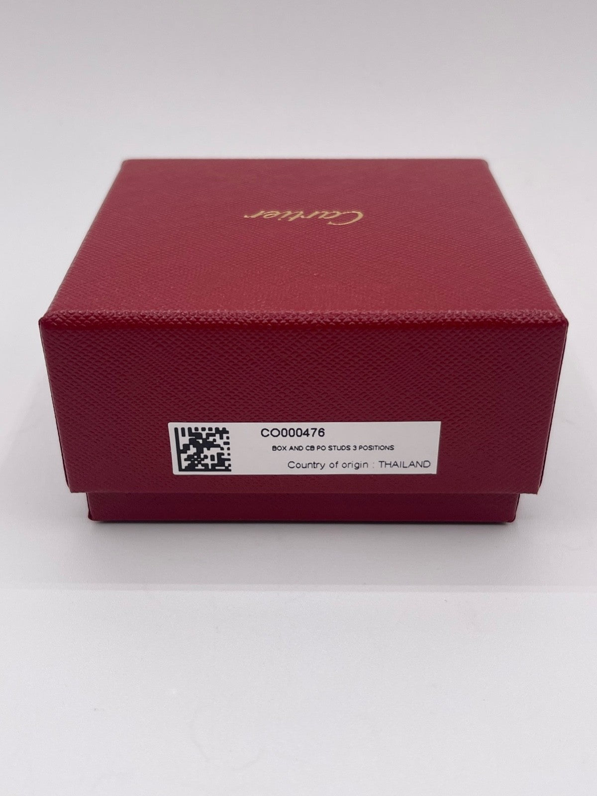 Cartier scatola orecchini earrings box ref CRCO000476 completa