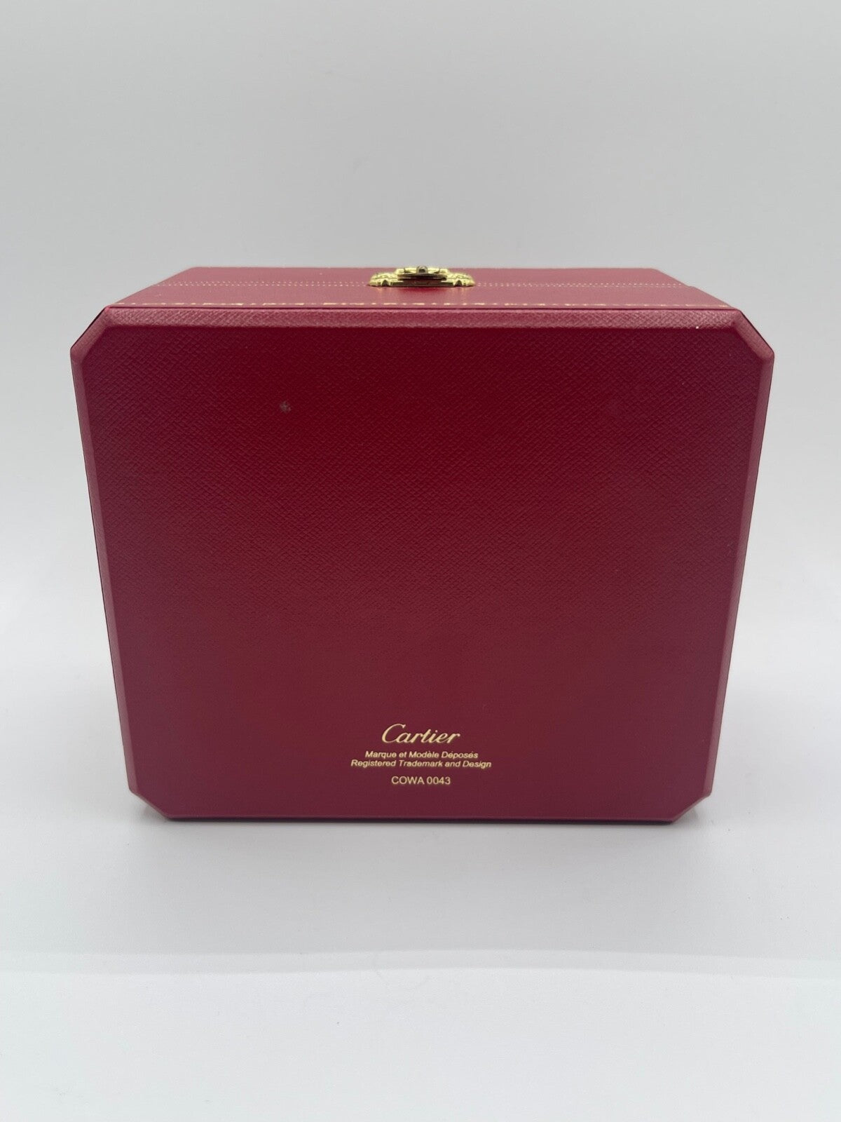 Cartier scatola watch box COWA 0043 + libretto istruzioni instructions booklet