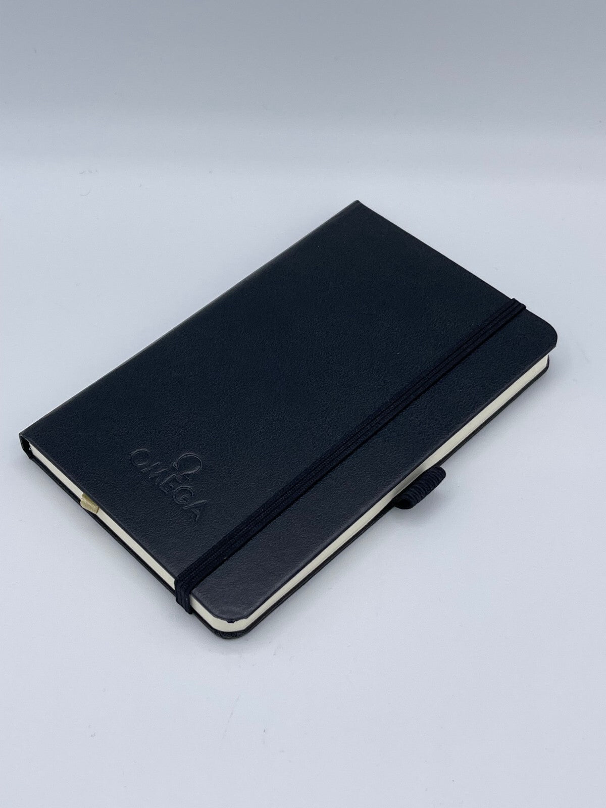 Omega agenda rubrica pelle nera black gadget ufficiale