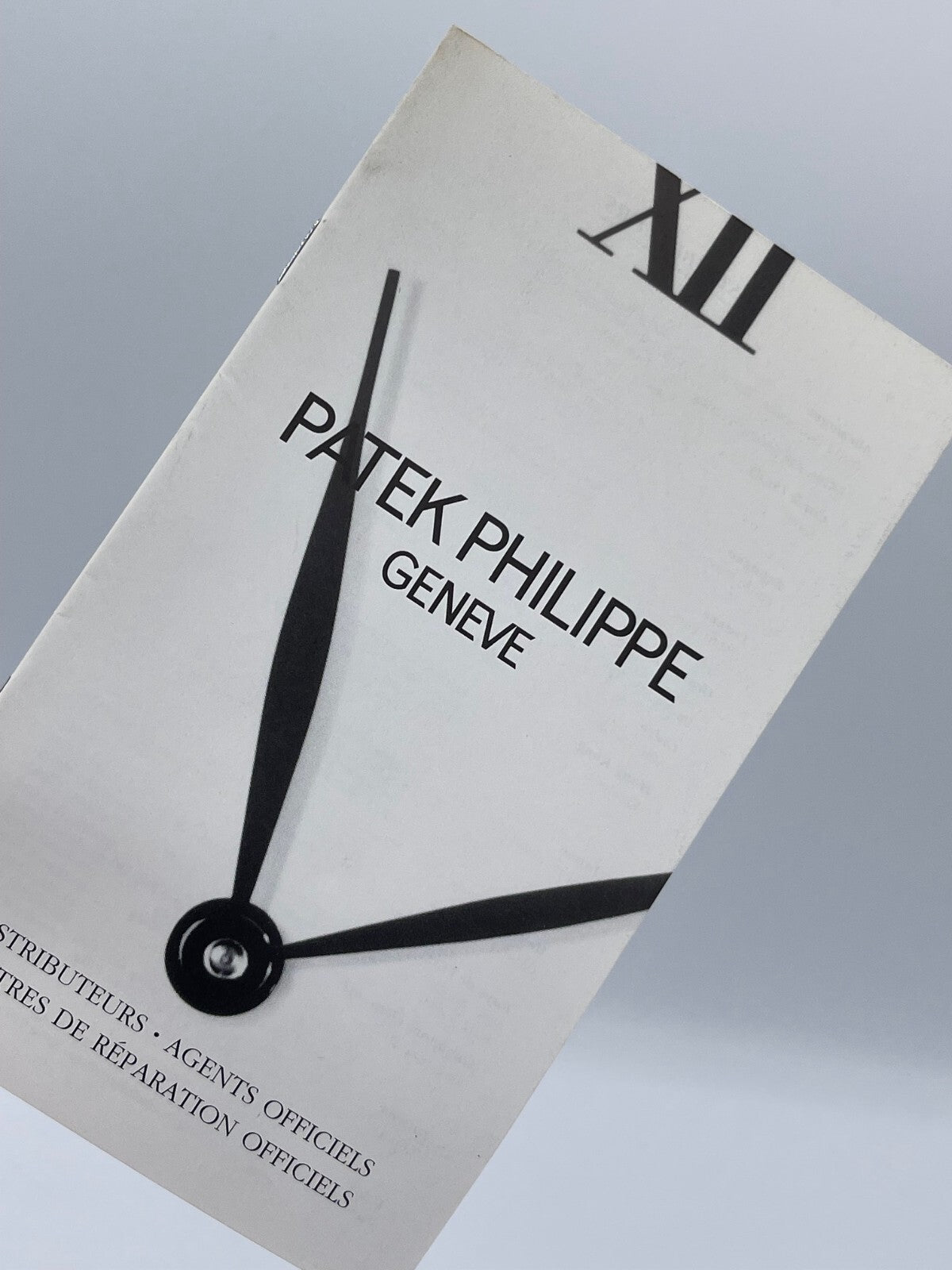 Patek Philippe libretto concessionari ufficiali dealer booklet 1994 francese
