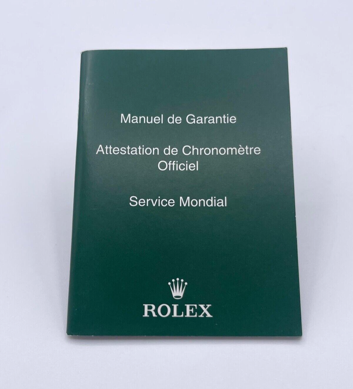 Rolex libretto garanzia COSC warranty booklet service 563.81