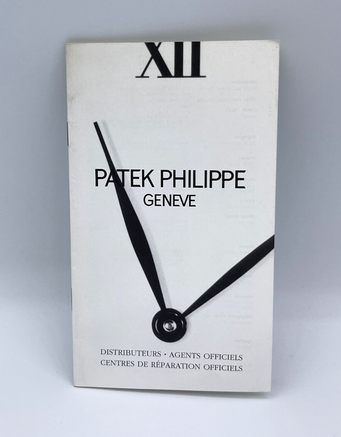 Patek Philippe libretto concessionari ufficiali dealer booklet 1994 francese