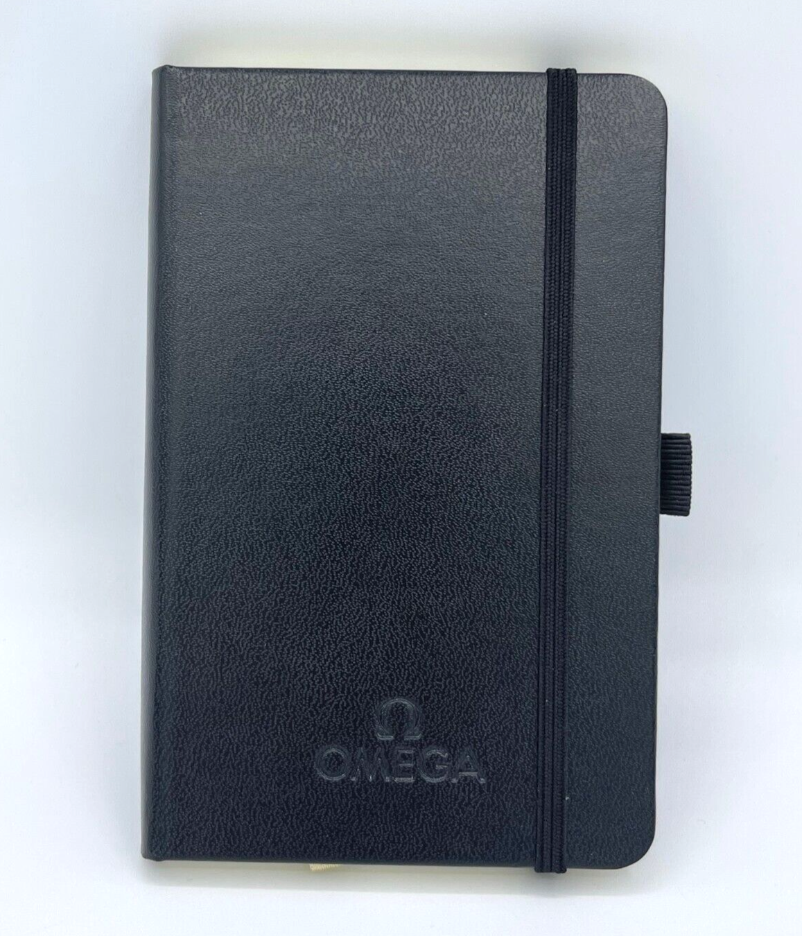 Omega agenda rubrica pelle nera black gadget ufficiale