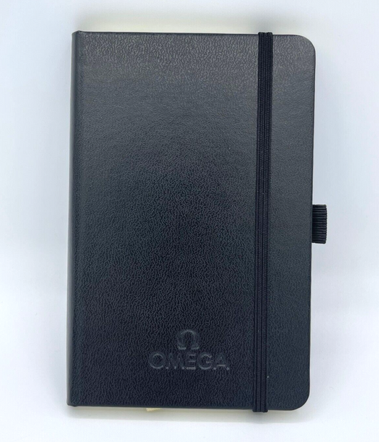 Omega agenda rubrica pelle nera black gadget ufficiale