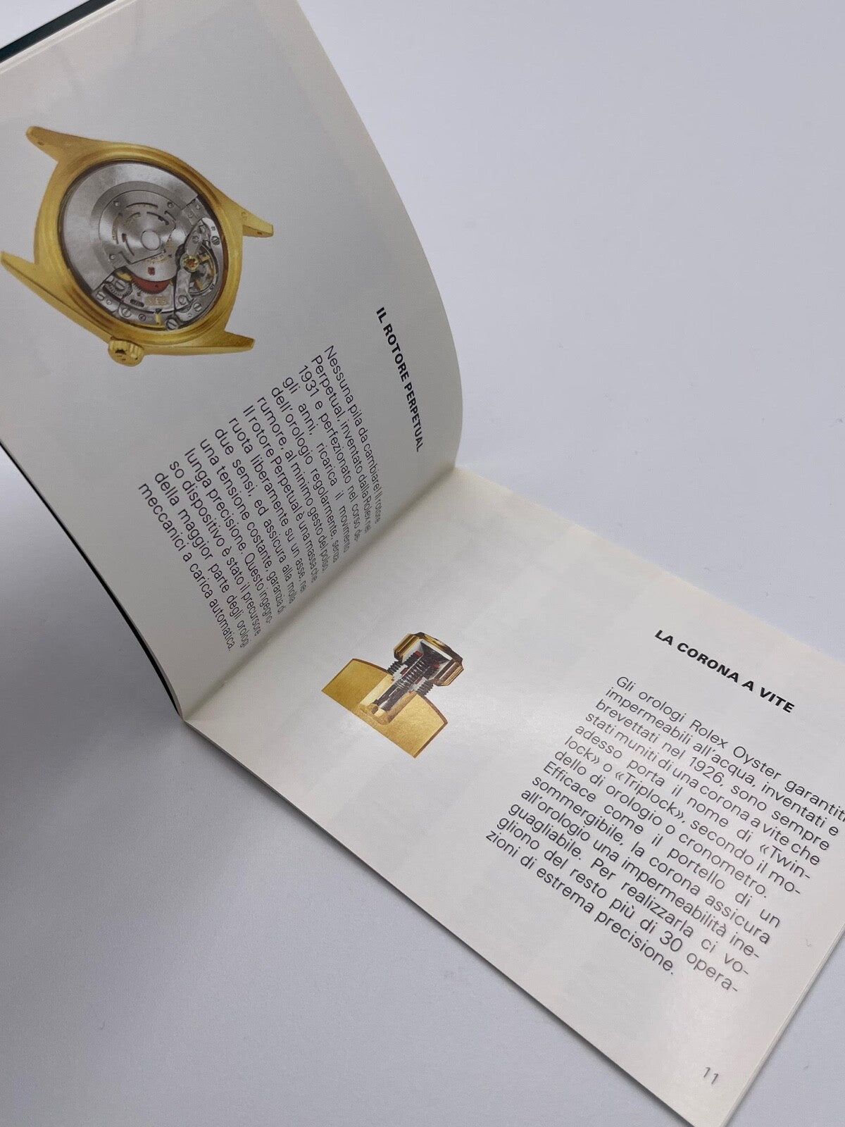 Rolex libretto corredo orologio "il vostro Rolex Oyster" italiano 1980 - 2008