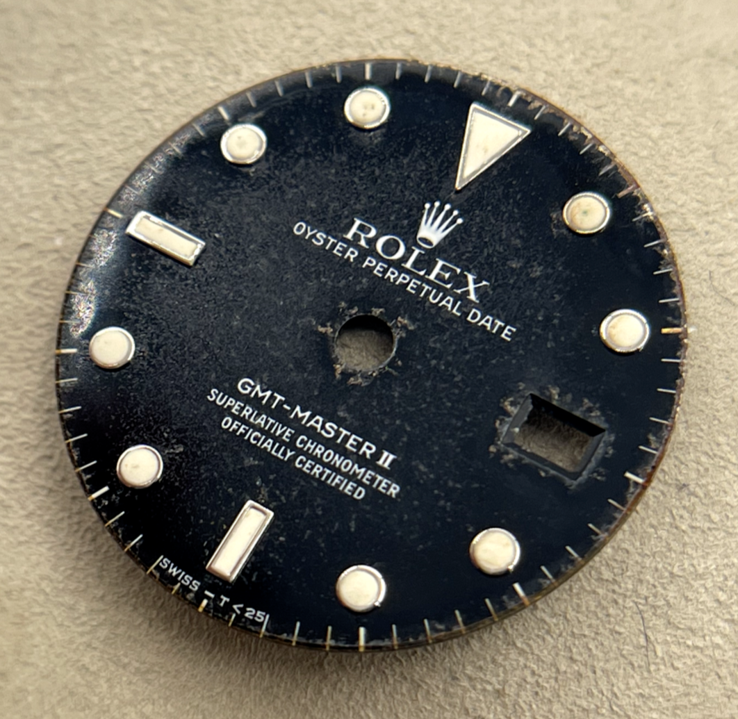 Rolex Gmt-Master II 16710 16760 quadrante dial nero "Swiss T 25 " cal 3085