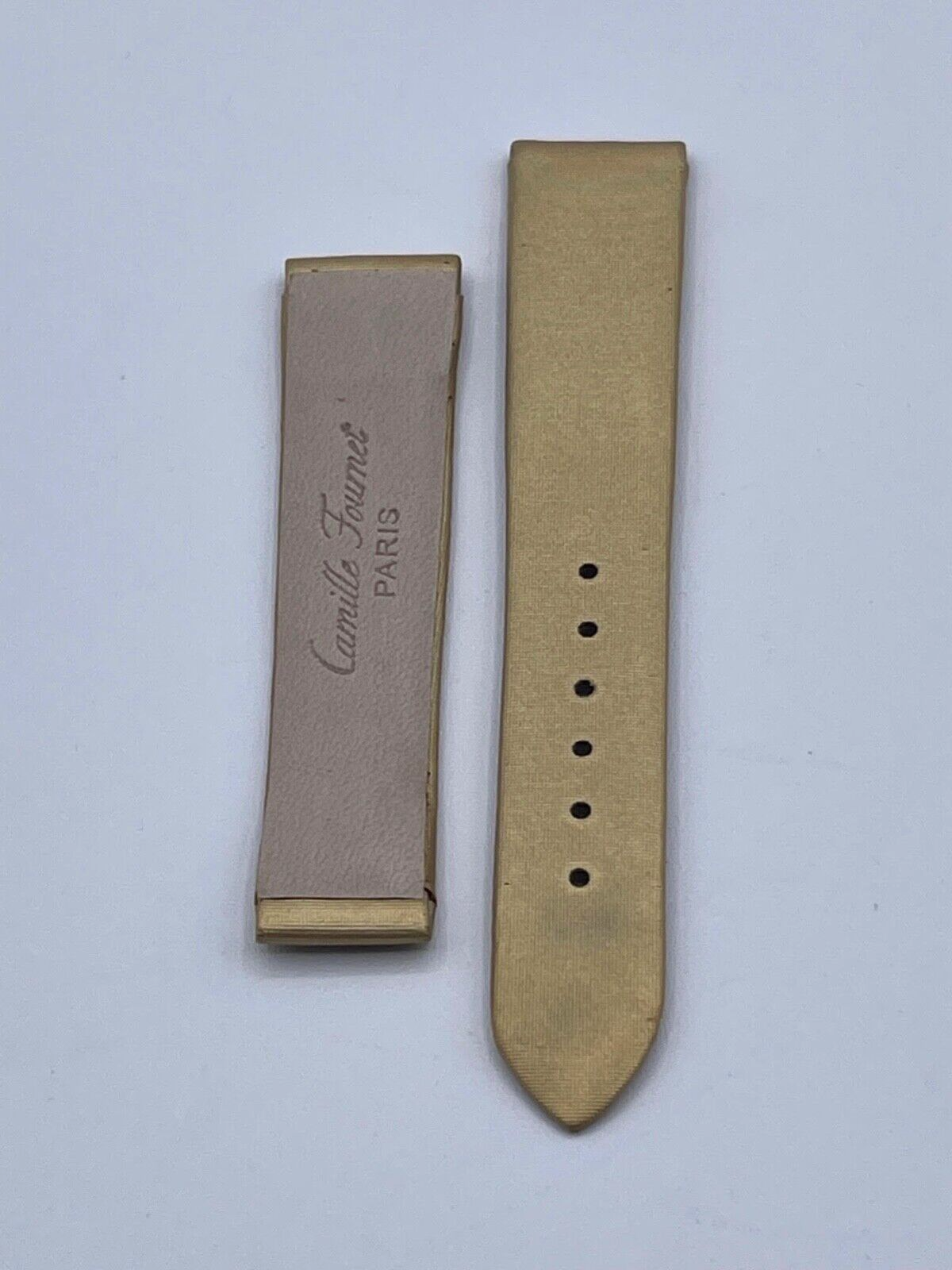 Camille Fournet Toile St Germain cinturino orologio watch strap oro 16/14 mm