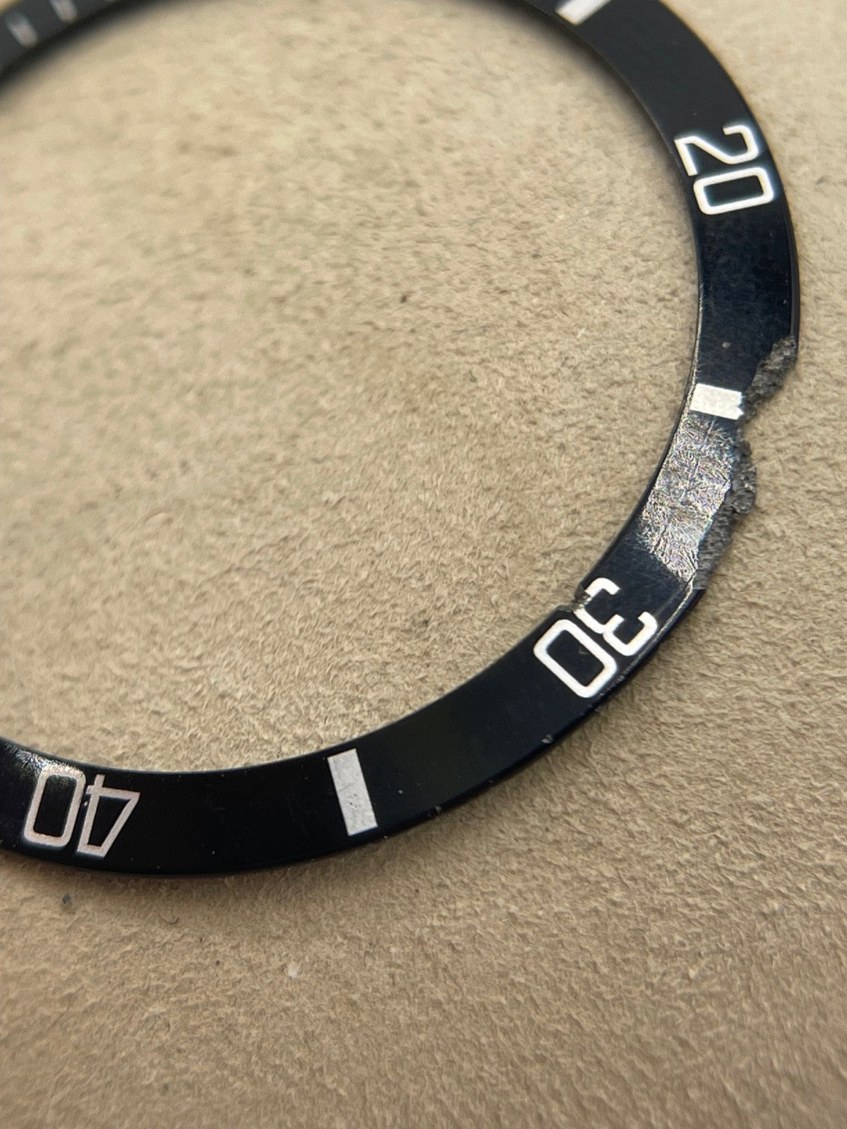 Rolex Submariner 1680 5512 5513 Sea-Dweller 1665 inserto nero black insert