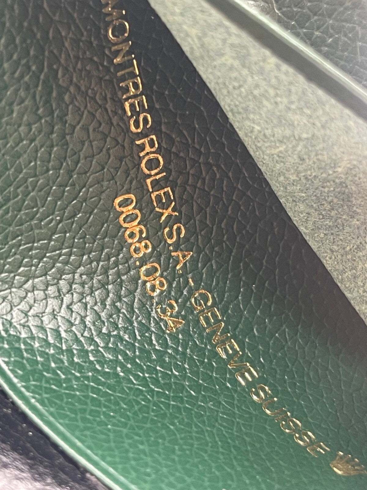 Rolex porta garanzia documenti warranty documents holder ref 0068.08.34