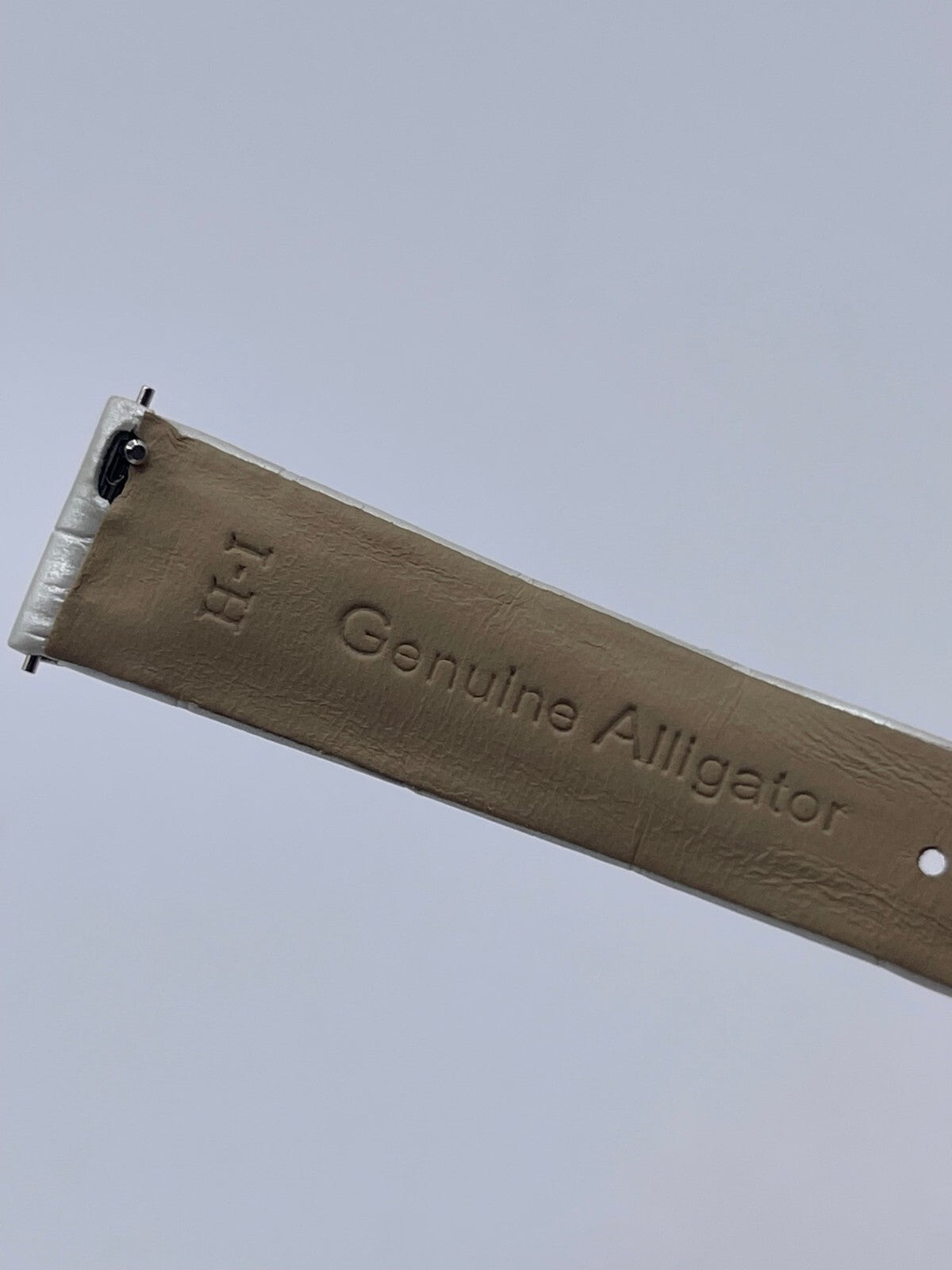 Jaeger Le-Coultre Reverso cinturino orologio watch strap alligatore silver 14/12