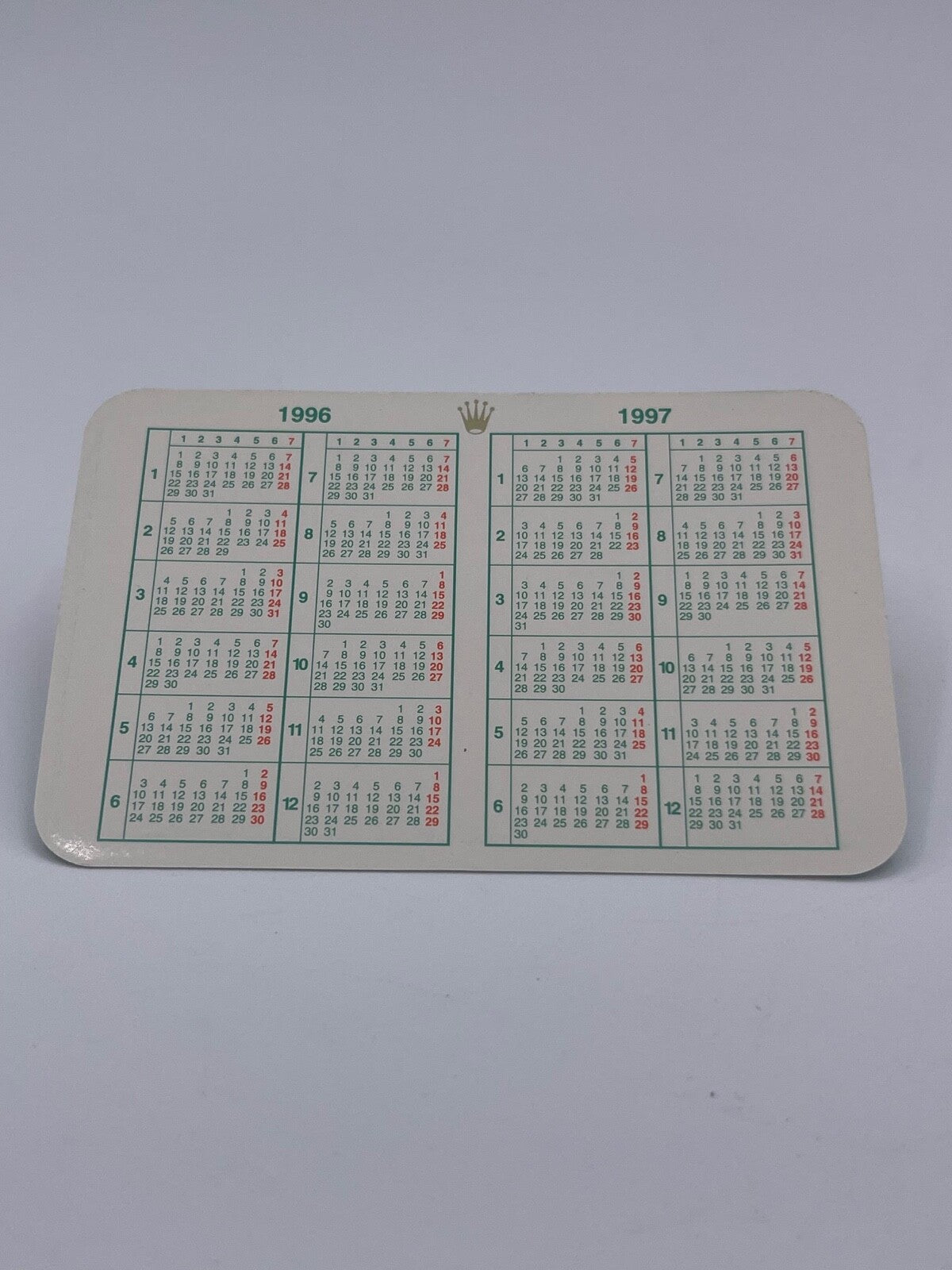 Rolex Daytona Submariner Gmt Datejust calendario calendar 1979-2002 vintage