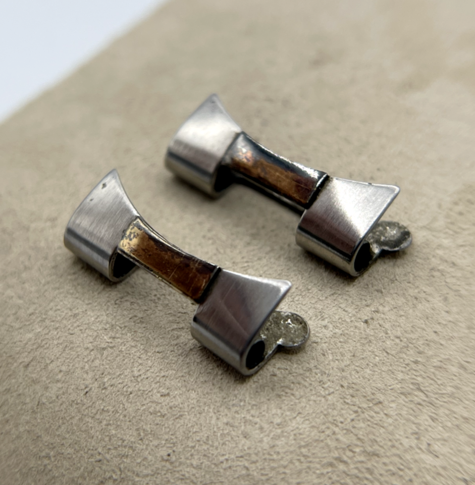 Rolex finali end links 451J acciaio oro 17mm