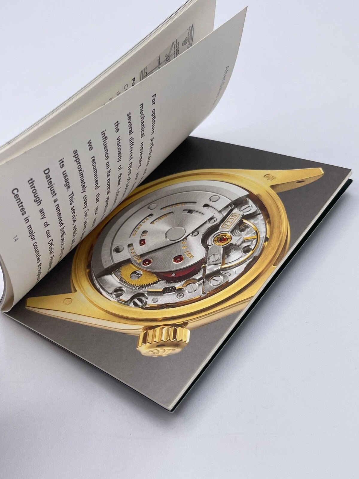 Rolex Datejust libretto corredo orologio watch booklet inglese ( 2001 - 2011 )