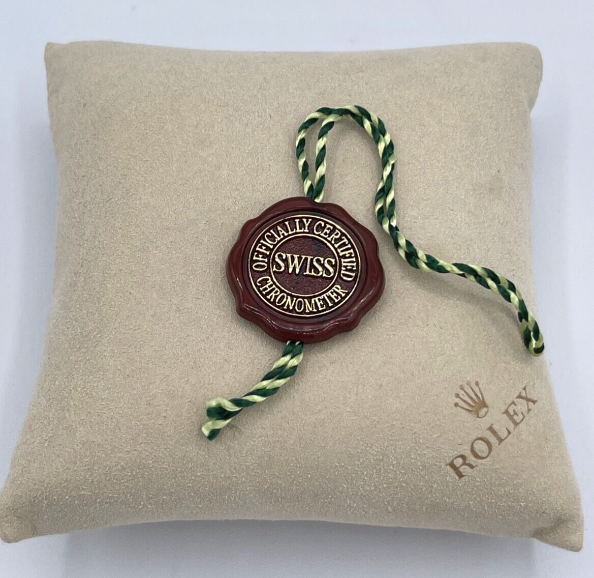 Rolex tag sigillo seal in ceralacca "Rolex Geneve" originale