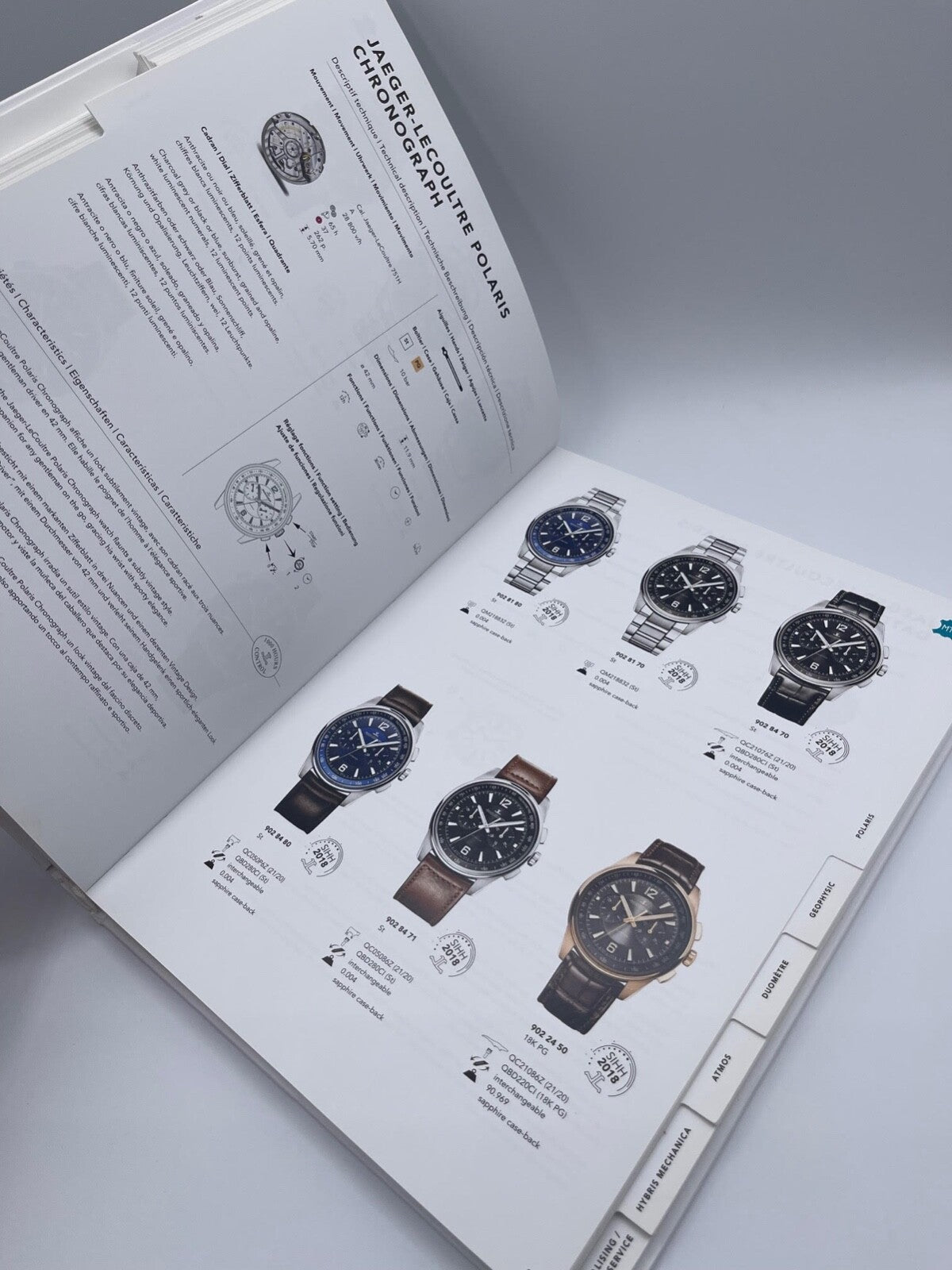 Jaeger LeCoultre libro catalogo rivenditori ufficiali dealer catalogue 2018/2019