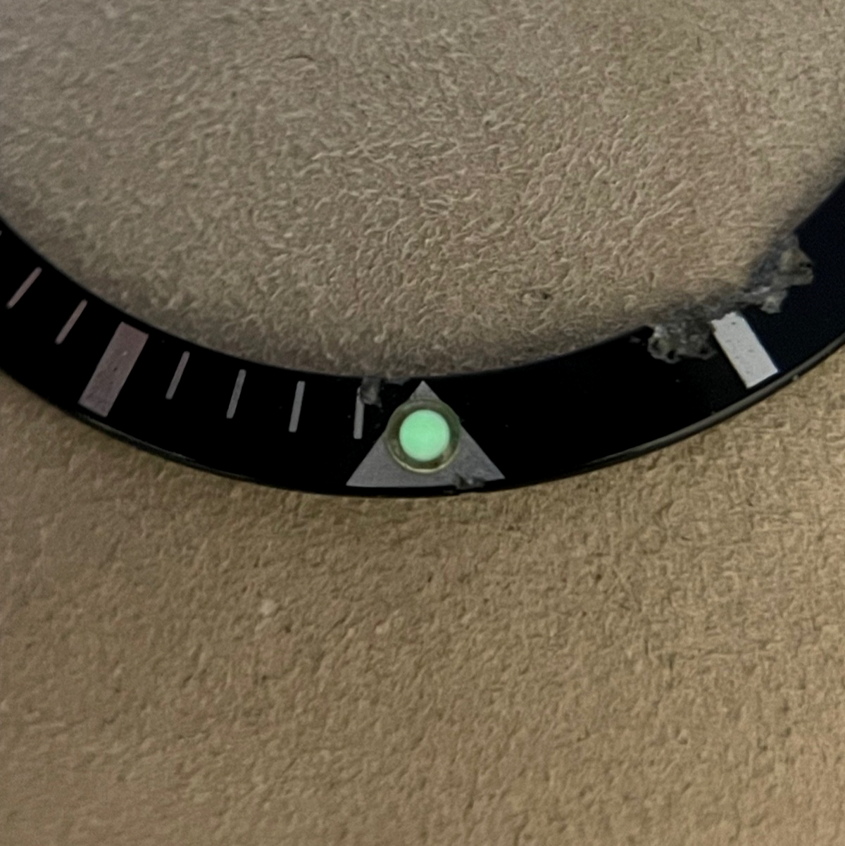 Rolex Submariner 1680 5512 5513 Sea-Dweller 1665 inserto nero black insert