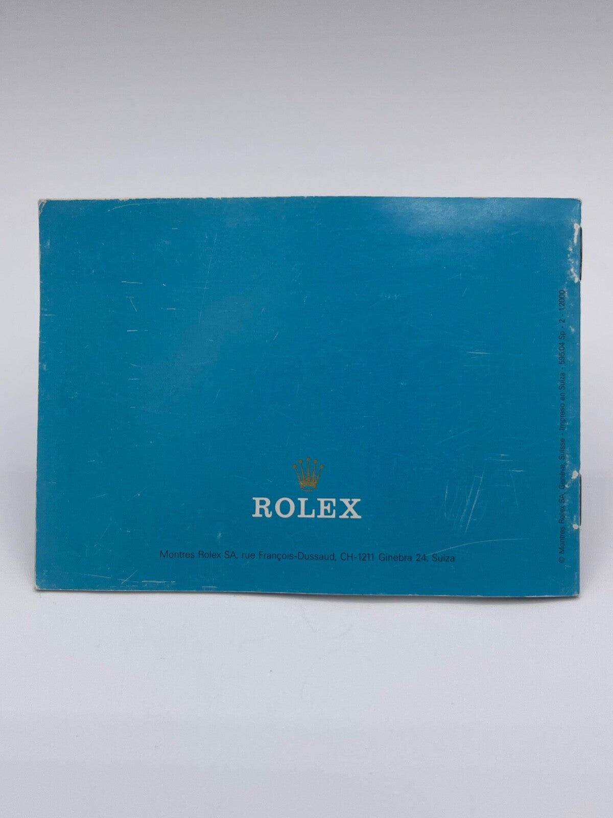 Rolex Gmt-Master libretto corredo orologio watch booklet anno 2000 spagnolo
