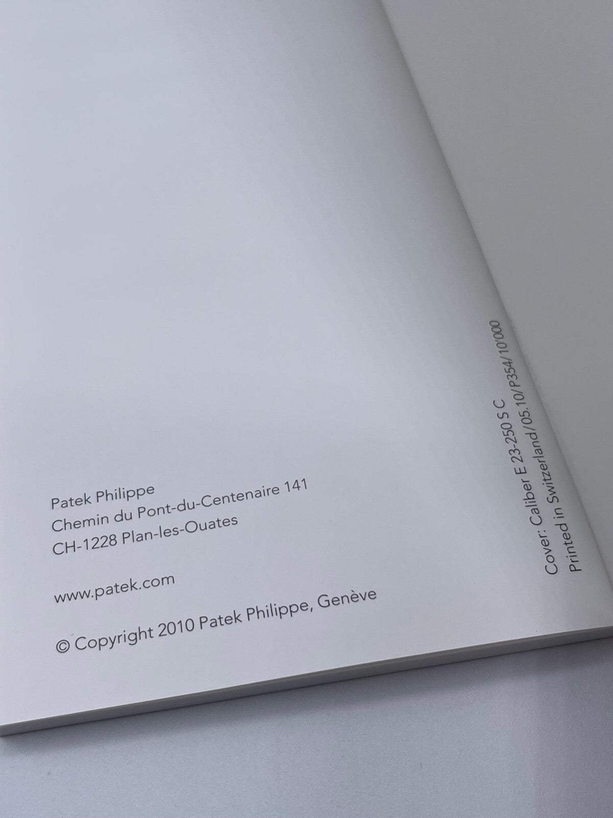 Patek Philippe Nautilus Aquanaut Ellipse Gondolo libretto quarzo booklet 2010