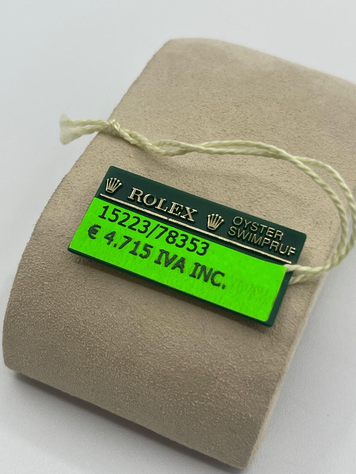 Rolex Submariner Datejust Gmt Yacht Master Oyster cartellino prezzo price tag