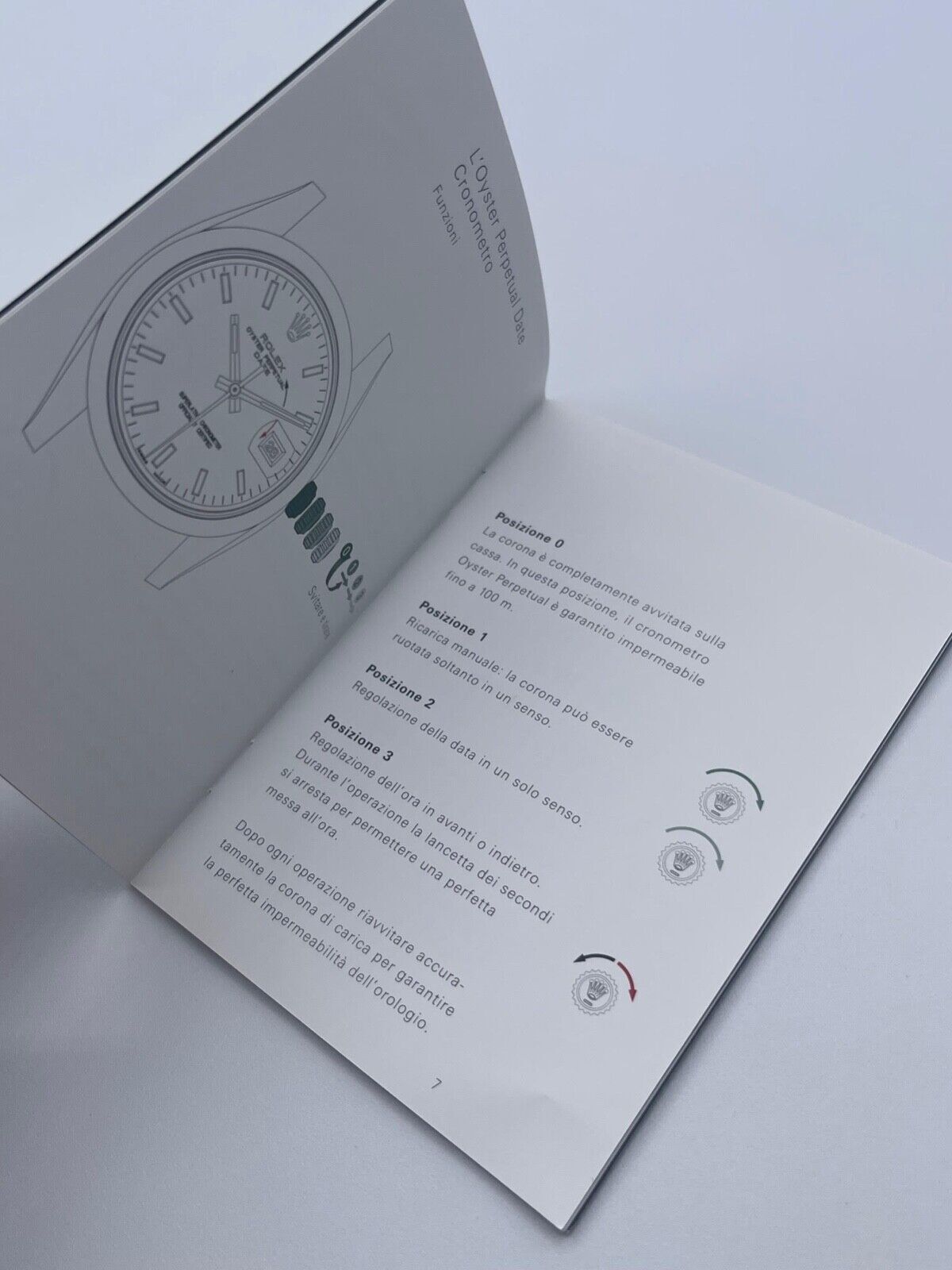 Rolex Oyster Perpetual O.P. Date libretto corredo italiano originale 2009 - 2021