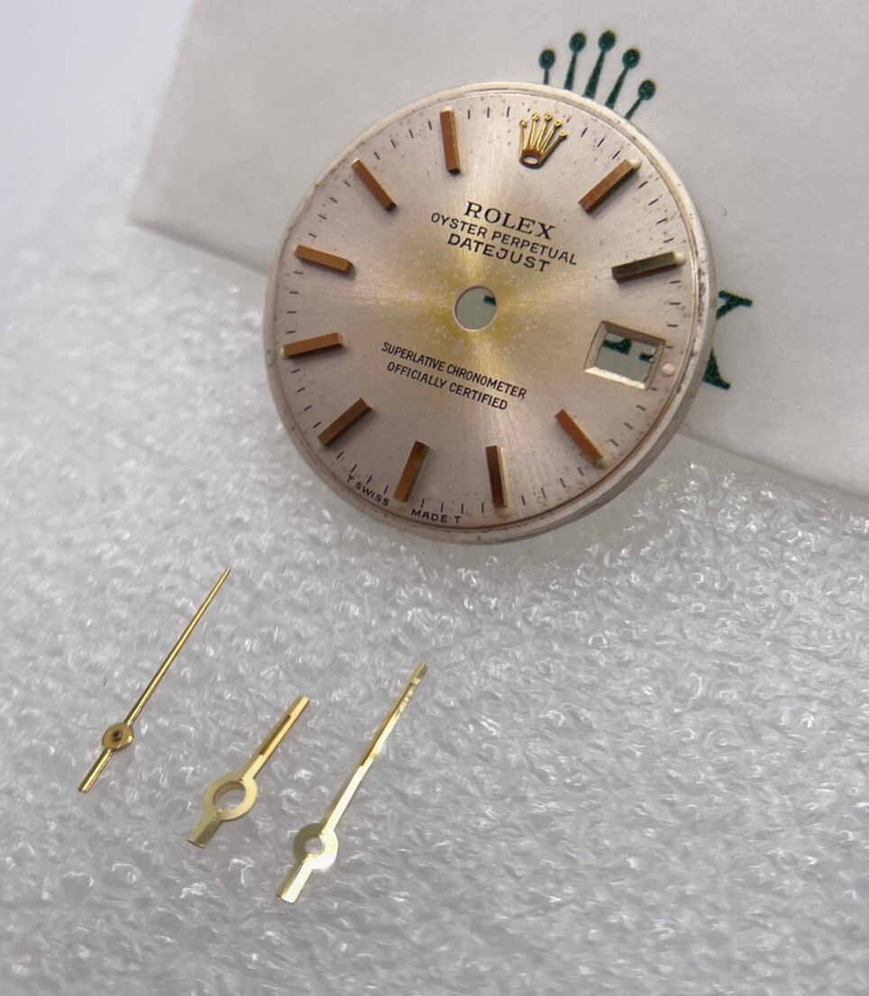 Rolex Datejust Lady 26mm quadrante dial "T swiss made T"+ lancette hands