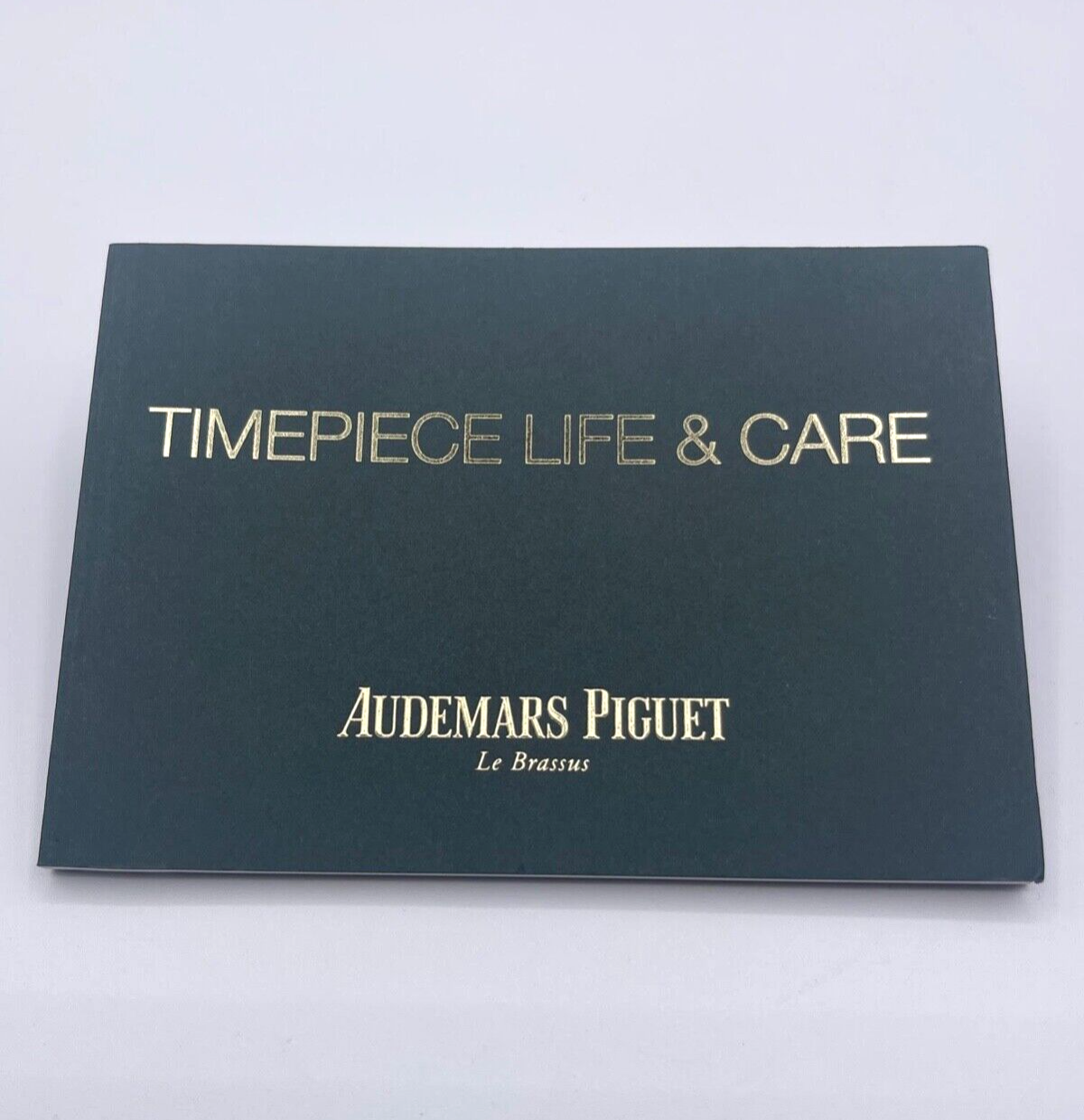 Audemars Piguet libretto "timepiece life & care" booklet russo anno 2013