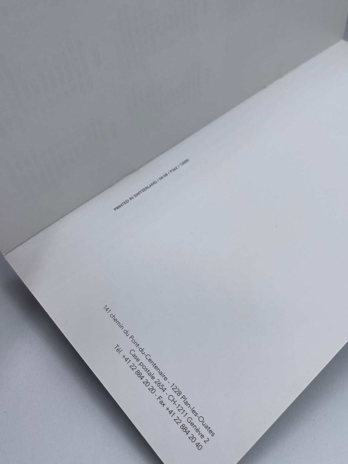 Patek Philippe libretto calendario lunare full moon calendar booklet 04.08