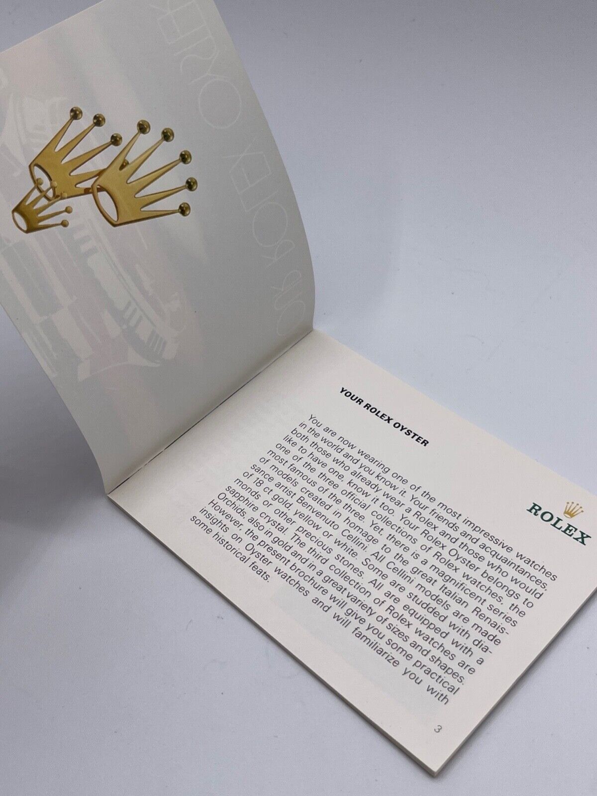 Rolex your Oyster libretto orologio watch booklet anno 1979 inglese english