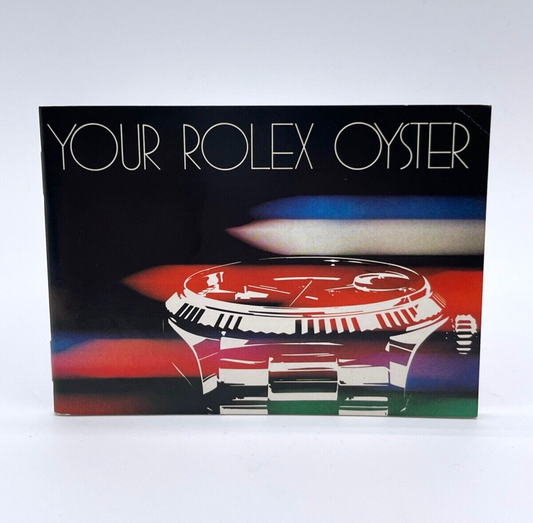 Rolex your Oyster libretto orologio watch booklet anno 1979 inglese english