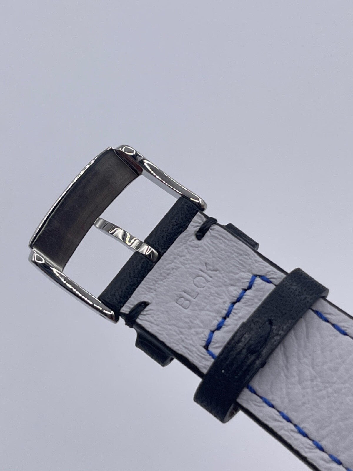 Baume & Mercier Clifton cinturino strap orologio pelle nero BLQK 22mm + fibbia