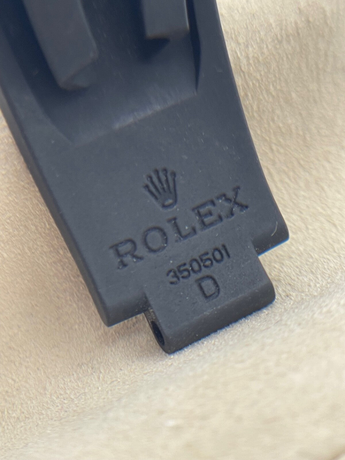 Rolex Daytona cinturino orologio gomma oysterflex strap 350501 D