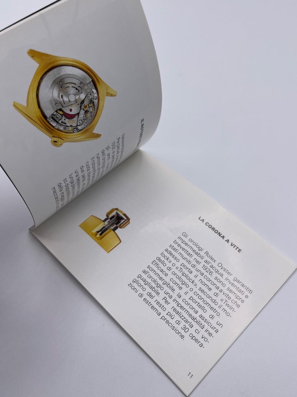 Rolex libretto corredo orologio "il vostro Rolex Oyster" italiano 1980 - 2008