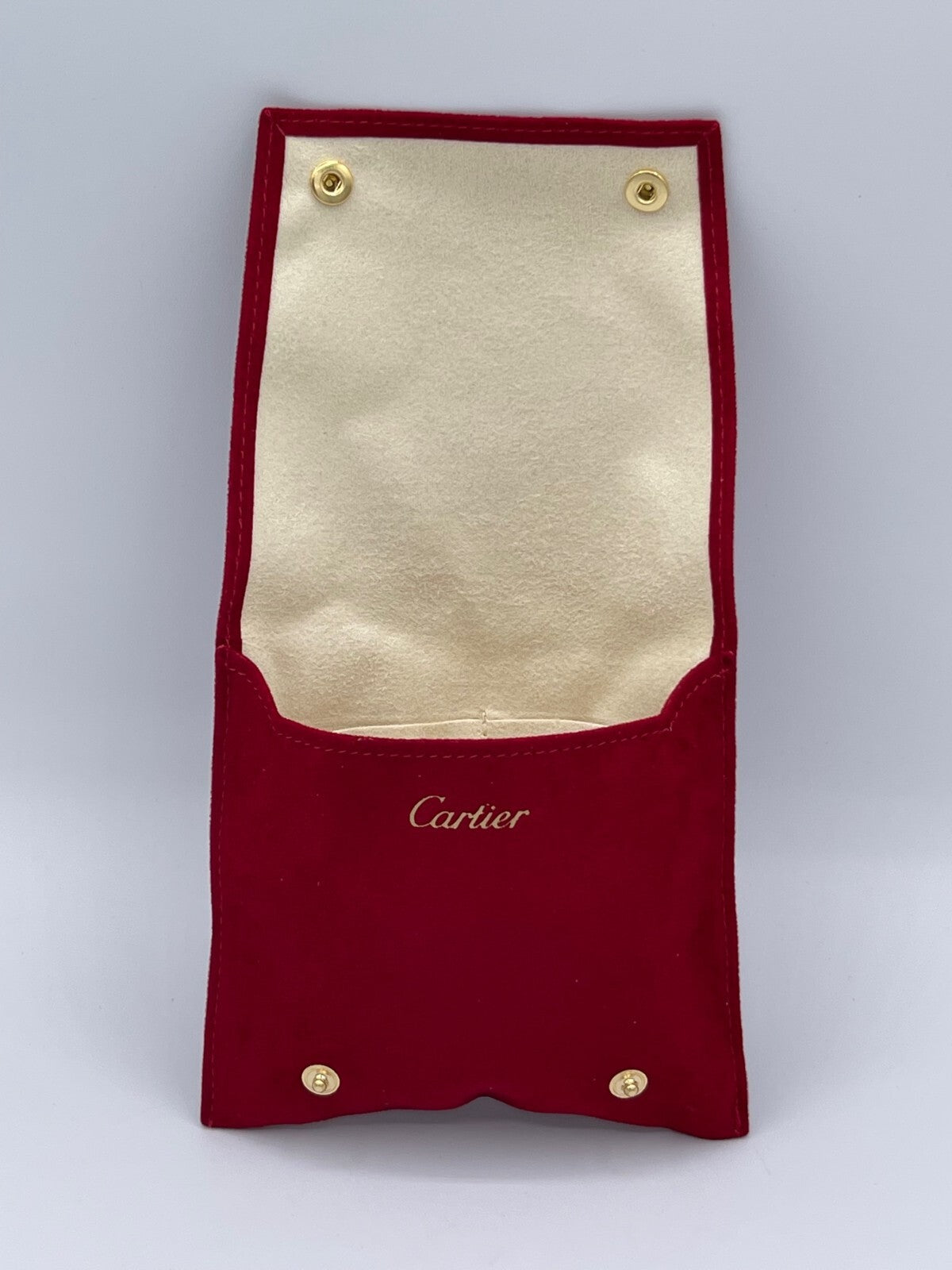 Cartier pochette da viaggio travel box clutch rosso red new