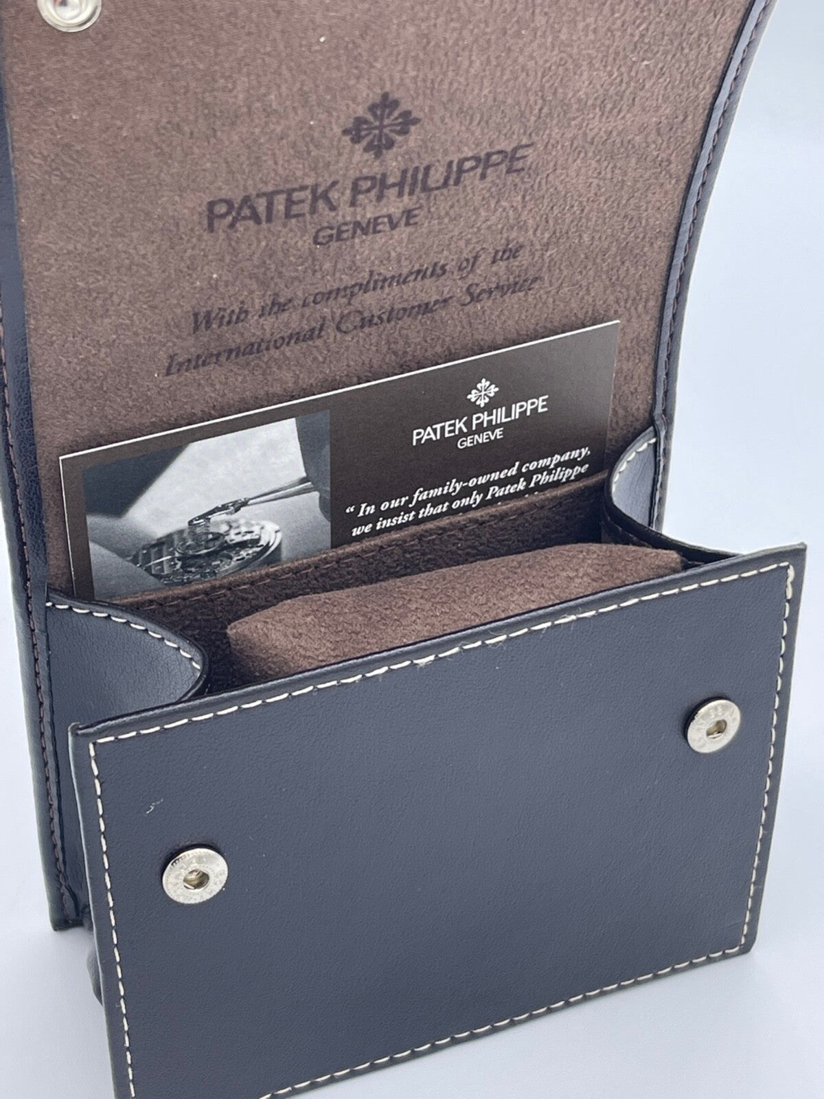 Patek Philippe Nautilus Calatrava custodia orologio service watch travel box new