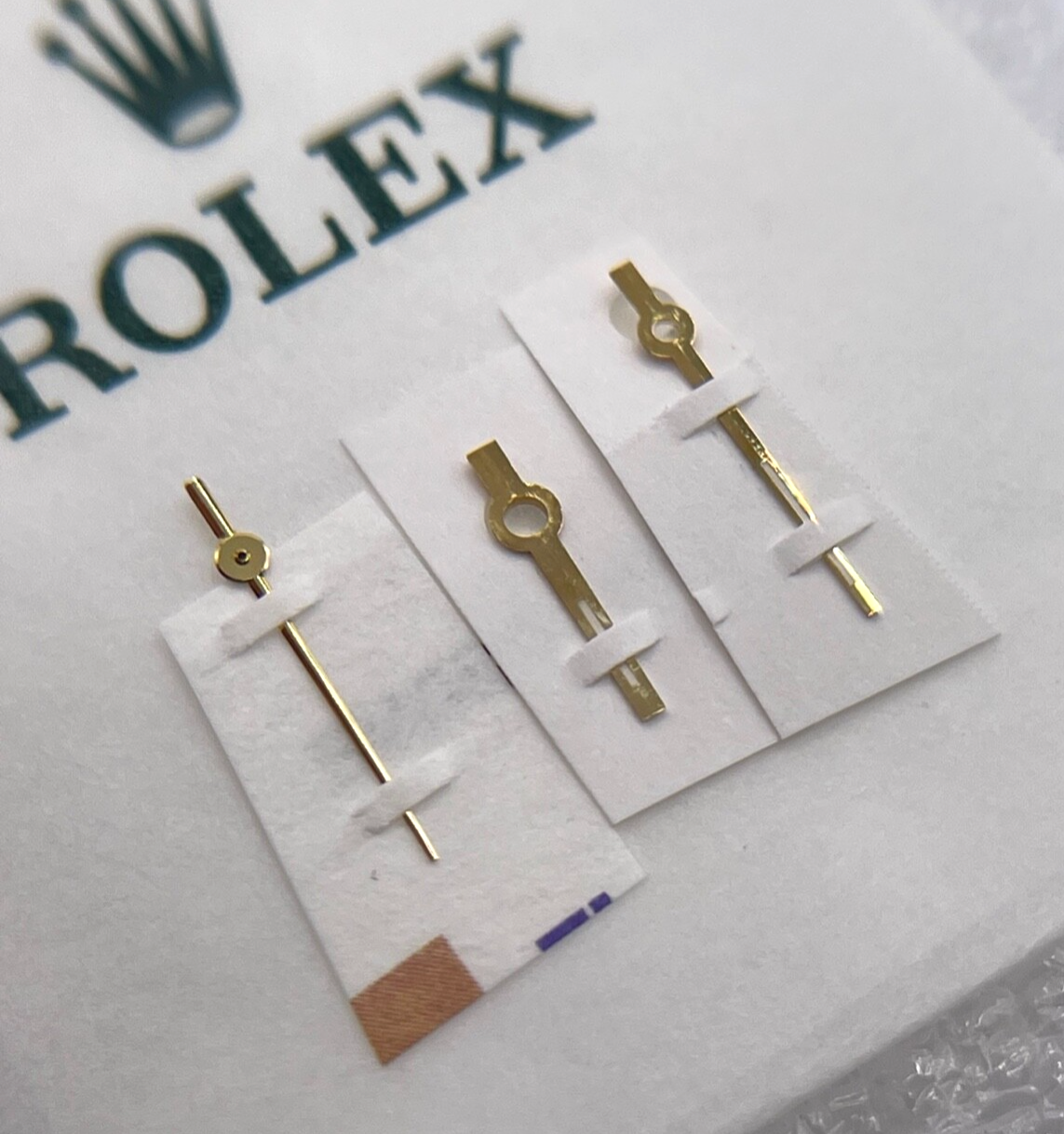 Rolex Datejust 31 set sfere lancette oro gold hands set cal. 2135